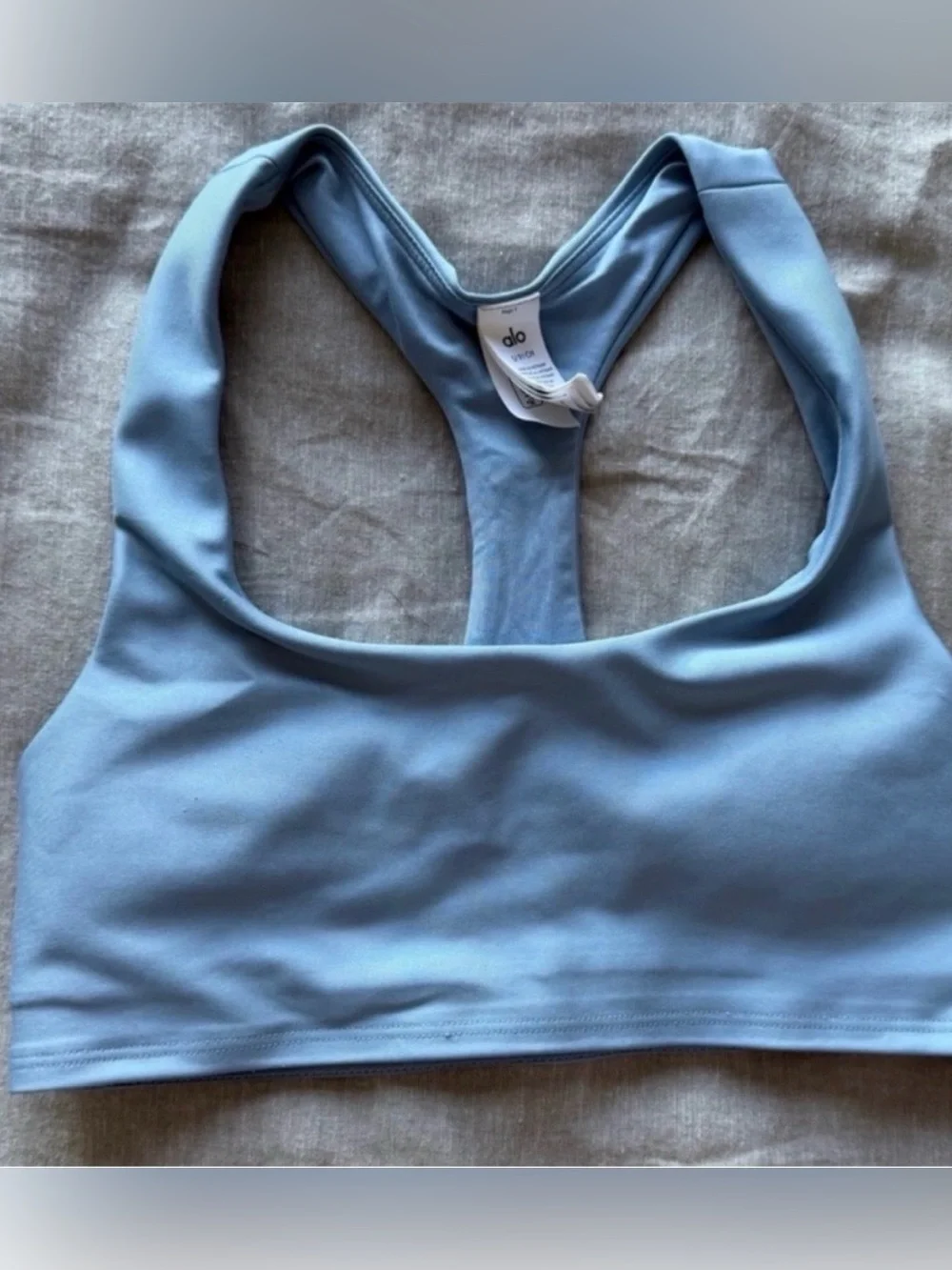 Alo Air Lift Yoga set leggings and top Blue size small